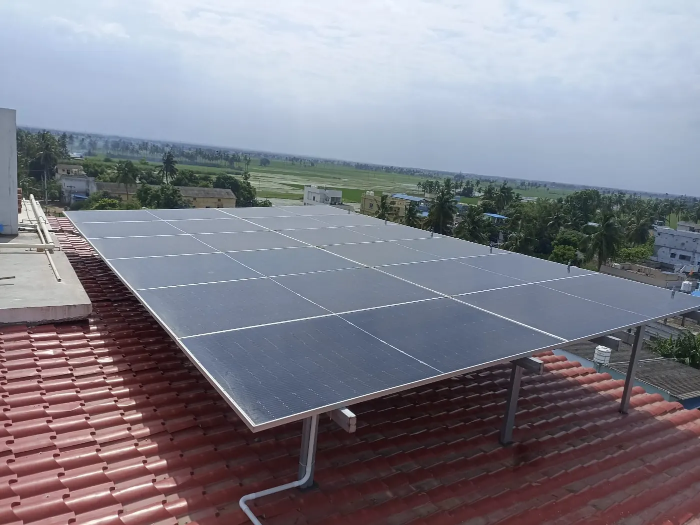 Solar rooftop installation by VMAX Energy in Guntur Andhra Pradesh